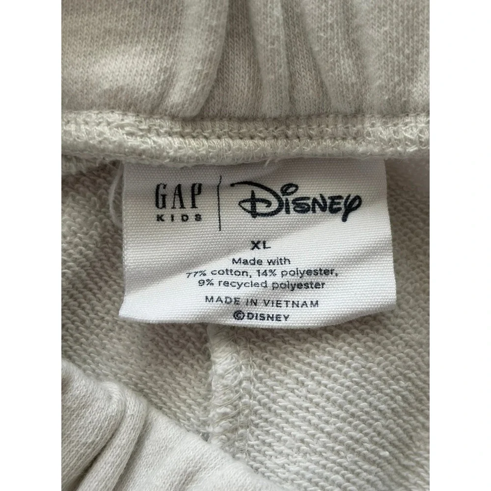 Gap Disney Sweatpants Kids XL White Mickey Minnie Mouse Jogger Pants Disneycore